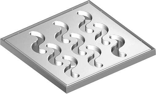 Трап вертикальный Set AlcaPlast 100x100мм APV202