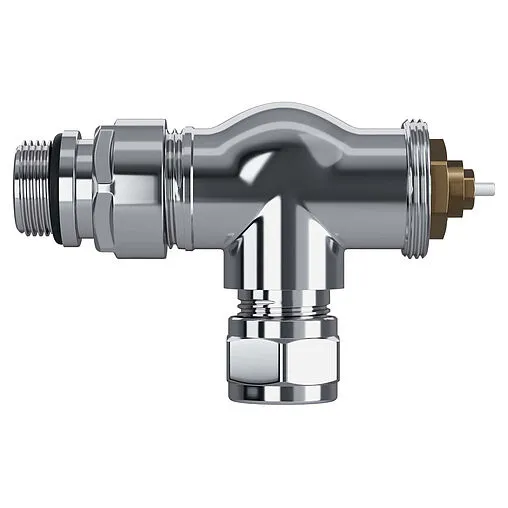 Комплект вентилей терморегулирующих осевых 15x1.0 x ½"н Royal Thermo Design Pro хром RATVXO11215CH Комплект вентилей терморегулирующих осевых 15x1.0 x ½"н Royal Thermo Design Pro хром RATVXO11215CH