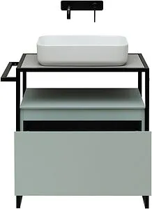 Тумба-умывальник напольная Allen Brau Priority 70 папирус 1.31001.PWM+, 5