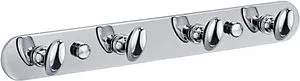 Планка с 4-мя крючками Fixsen Equipment хром FX-1414 Планка с 4-мя крючками Fixsen Equipment хром FX-1414, 1