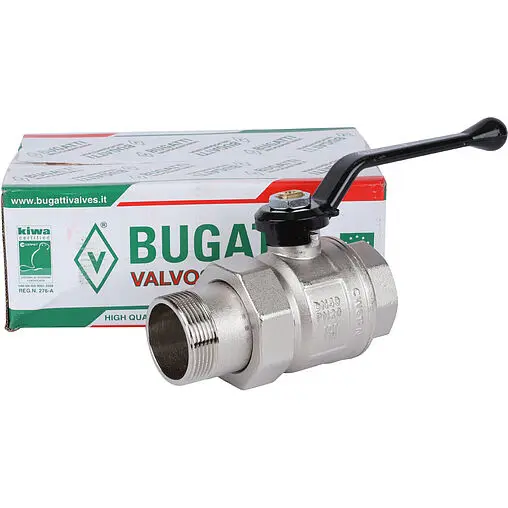 Кран шаровый с американкой 1½"в x 1½"н Bugatti New Jersey 09200007