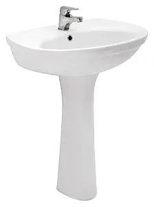 Раковина Cersanit Eko E 60 B белый S-UM-E60/1-w Раковина Cersanit Eko E 60 B белый S-UM-E60/1-w, 4