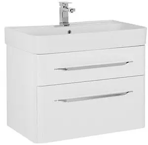 Тумба-умывальник подвесная Aquanet Виченца 80 белый 00196963+4640021061091 Тумба-умывальник подвесная Aquanet Виченца 80 белый 00196963+4640021061091, 1