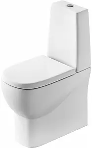 Унитаз-компакт безободковый Sanita Luxe Infinity Rimless (mono) белый INFSLCC01040822R Унитаз-компакт безободковый Sanita Luxe Infinity Rimless (mono) белый INFSLCC01040822R, 1
