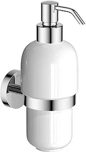 Дозатор для жидкого мыла Aquatek Бетта хром/белый AQ4605CR Дозатор для жидкого мыла Aquatek Бетта хром/белый AQ4605CR, 1