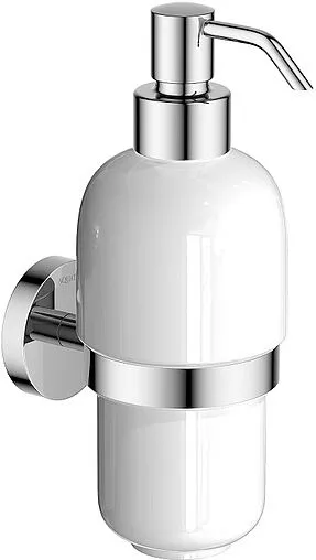 Дозатор для жидкого мыла Aquatek Бетта хром/белый AQ4605CR