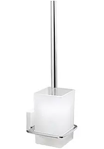 Ёршик для унитаза Wasserkraft Leine хром/белый 5027WHITE Ёршик для унитаза Wasserkraft Leine хром/белый 5027WHITE, 1