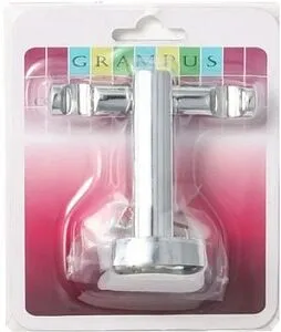 Крючок двойной Grampus Coral хром GR-7005, 3