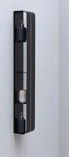 Полка Aquanet Магнум 100 чёрный матовый 00302226