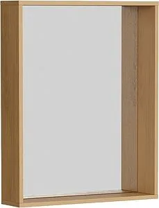 Зеркало Aqwella Basic 60 дуб золотой BAS0207DZ, 1