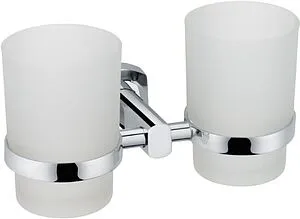 Стакан двойной Grampus Coral хром GR-7007 Стакан двойной Grampus Coral хром GR-7007, 1