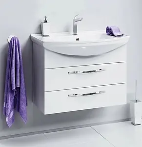 Тумба-умывальник подвесная Aqwella Allegro 75 белый Agr.01.07/2+4620008197470 Тумба-умывальник подвесная Aqwella Allegro 75 белый Agr.01.07/2+4620008197470, 3