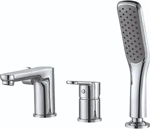 Смеситель на борт ванны на 3 отверстия D&K Rhein Marx хром DA1394941 Смеситель на борт ванны на 3 отверстия D&K Rhein Marx хром DA1394941, 1