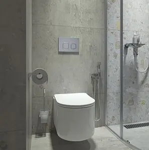 Клавиша смыва для унитаза IDDIS Unifix UNI04CHi77 хром матовый, 4