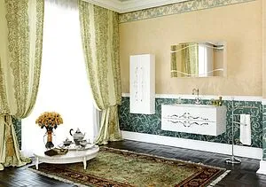 Тумба-умывальник подвесная Clarberg Due Amanti Т12/W 120 белый DUE0112W+DUER8CR+El.12.04.D Тумба-умывальник подвесная Clarberg Due Amanti Т12/W 120 белый DUE0112W+DUER8CR+El.12.04.D, 5