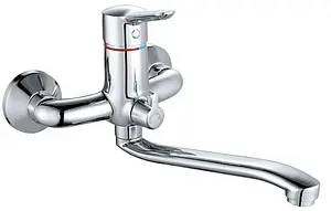 Смеситель для ванны с длинным изливом Gross Aqua Alfa хром 7211313C-35S Смеситель для ванны с длинным изливом Gross Aqua Alfa хром 7211313C-35S, 1