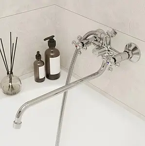 Смеситель для ванны с длинным изливом Milardo Double хром DOUSB02M10 Смеситель для ванны с длинным изливом Milardo Double хром DOUSB02M10, 3