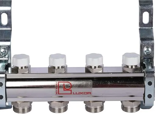 Группа коллекторная без расходомеров 6 отводов 1&quot;в/в x ¾&quot;ек Luxor CD 468M/6 15552706MN