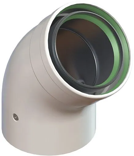 Колено для дымохода Ø 100/150мм ∠ 45° (PPS) для конденсационных котлов De Dietrich DY814 100002354