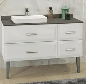 Тумба-умывальник напольная Comforty Империя 120 белый/серый 00004142359CF Тумба-умывальник напольная Comforty Империя 120 белый/серый 00004142359CF, 4