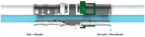 Уголок пресс радиаторный с хромированной трубкой 16мм x 15мм Comap MultiSkin 7090LW163
