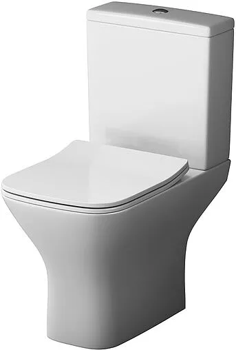 Унитаз-компакт безободковый Am.Pm Gem FlashClean белый C908601SC