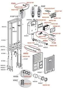 Инсталляция для подвесного унитаза AlcaPlast Solomodul A116/1200, 3