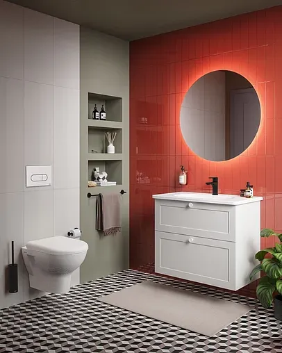 Клавиша смыва для унитаза VitrA Root Round 740-2200 белый глянцевый