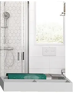 Зеркало ISVEA Bei 26 белый 21BE4065000I Зеркало ISVEA Bei 26 белый 21BE4065000I, 1