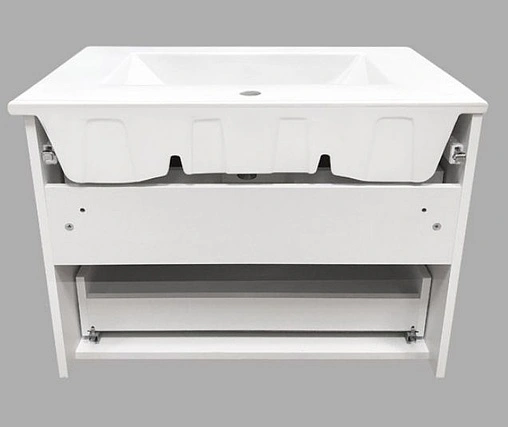 Тумба-умывальник подвесная Comforty Лаура 75-2 белый 00004136348CF