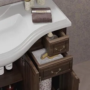 Тумба-умывальник напольная Opadiris Риспекто 120 орех антикварный Z0000009574+4640021060957, 5