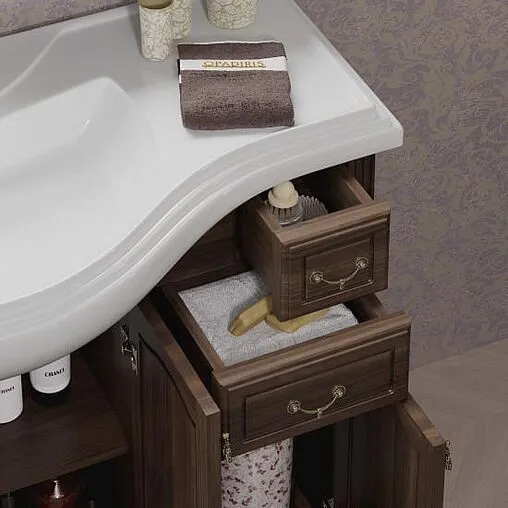 Тумба-умывальник напольный Opadiris Риспекто 120 орех антикварный Z0000009574+4640021060957