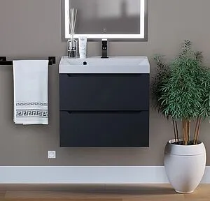 Тумба под умывальник подвесная Uperwood UPD Tanos 60 чёрный 291020230 Тумба под умывальник подвесная Uperwood UPD Tanos 60 чёрный 291020230, 5