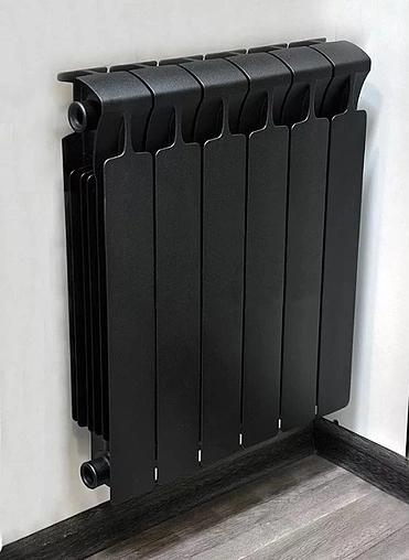 Радиатор биметаллический 10 секций Rifar Monolit 500 черный RM50010 ant
