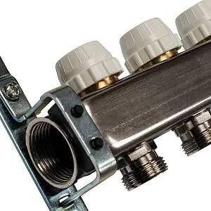 Группа коллекторная без расходомеров 4 отвода 1&quot;в/в x ¾&quot;ек Stout SMS-0932-000004, 5