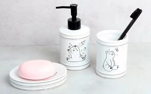 Стакан Fixsen Teddy белый/с рисунком FX-600-3 Стакан Fixsen Teddy белый/с рисунком FX-600-3