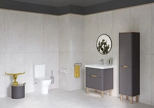 Унитаз-компакт с функцией биде и встроенным смесителем VitrA Zentrum белый 9012B003-7226