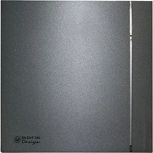 Вентилятор вытяжной Soler & Palau SILENT-200 CZ GREY DESIGN 4C Вентилятор вытяжной Soler & Palau SILENT-200 CZ GREY DESIGN 4C, 1