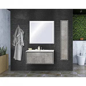 Тумба под умывальник подвесная Aquaton Уэльс 100 авеллино грей 1A207901WAC30 Тумба под умывальник подвесная Aquaton Уэльс 100 авеллино грей 1A207901WAC30, 4