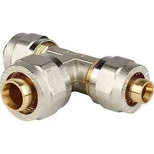 Тройник компрессионный редукционный 16мм x 20мм x 16мм Stout SFS-0010-162016 Тройник компрессионный редукционный 16мм x 20мм x 16мм Stout SFS-0010-162016, 1