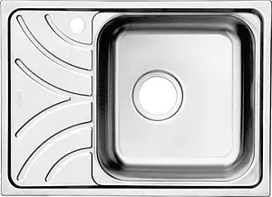 Мойка кухонная IDDIS Arro 60.5 R хром ARR60SRi77K, 1