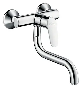 Смеситель для кухни настенный Hansgrohe Focus M41 1jet хром 31825000, 1