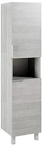 Шкаф-пенал с бельевой корзиной Aqwella Brig 40 дуб седой Br.05.04.K/Gray Шкаф-пенал с бельевой корзиной Aqwella Brig 40 дуб седой Br.05.04.K/Gray, 1