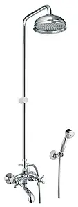 Душевая система со смесителем для ванны Fiore Margot хром 26CR0619 Душевая система со смесителем для ванны Fiore Margot хром 26CR0619, 1