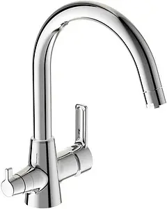 Смеситель для кухни с подключением к фильтру Vidima Uno хром BA356AA, 1