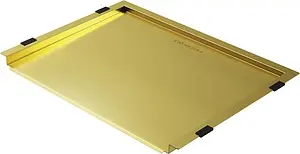 Оборачиваемое съемное крыло для моек Omoikiri RE-01-LG светлое золото 4999017 Оборачиваемое съемное крыло для моек Omoikiri RE-01-LG светлое золото 4999017, 1