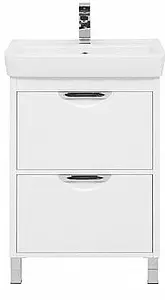 Тумба-умывальник напольная Aquanet Гретта 60 New белый 00233577+00185551 Тумба-умывальник напольная Aquanet Гретта 60 New белый 00233577+00185551, 4