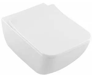 Унитаз подвесной безободковый Villeroy&Boch Venticello CeramicPlus альпийский белый 4611RSR1, 1