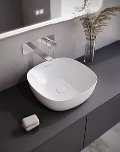 Раковина Terminus Классик 37 белый 02RN37x37x11W Раковина Terminus Классик 37 белый 02RN37x37x11W, 5