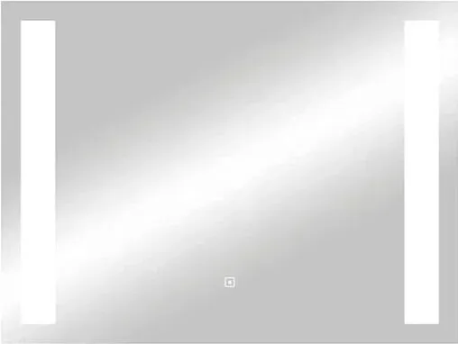 Зеркало с подсветкой Continent Glossy Led 80x60 белый ЗЛП51